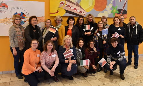 Teilnehmer Gruppenbild der Teilnehmer des ERASMUS+ Treffens