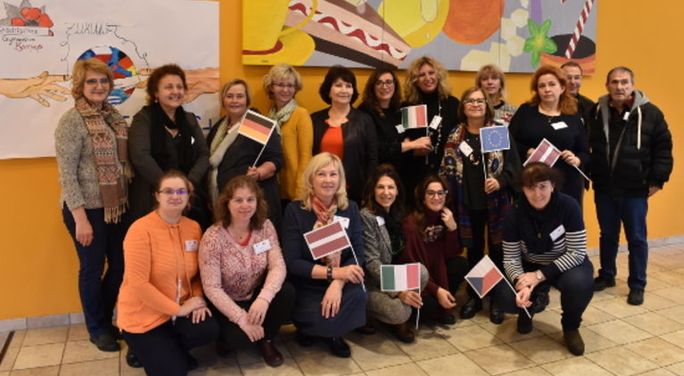 Teilnehmer Gruppenbild der Teilnehmer des ERASMUS+ Treffens