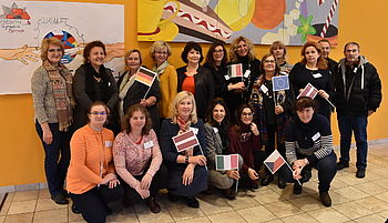 Gruppenbild der Teilnehmer des ERASMUS+ Treffens