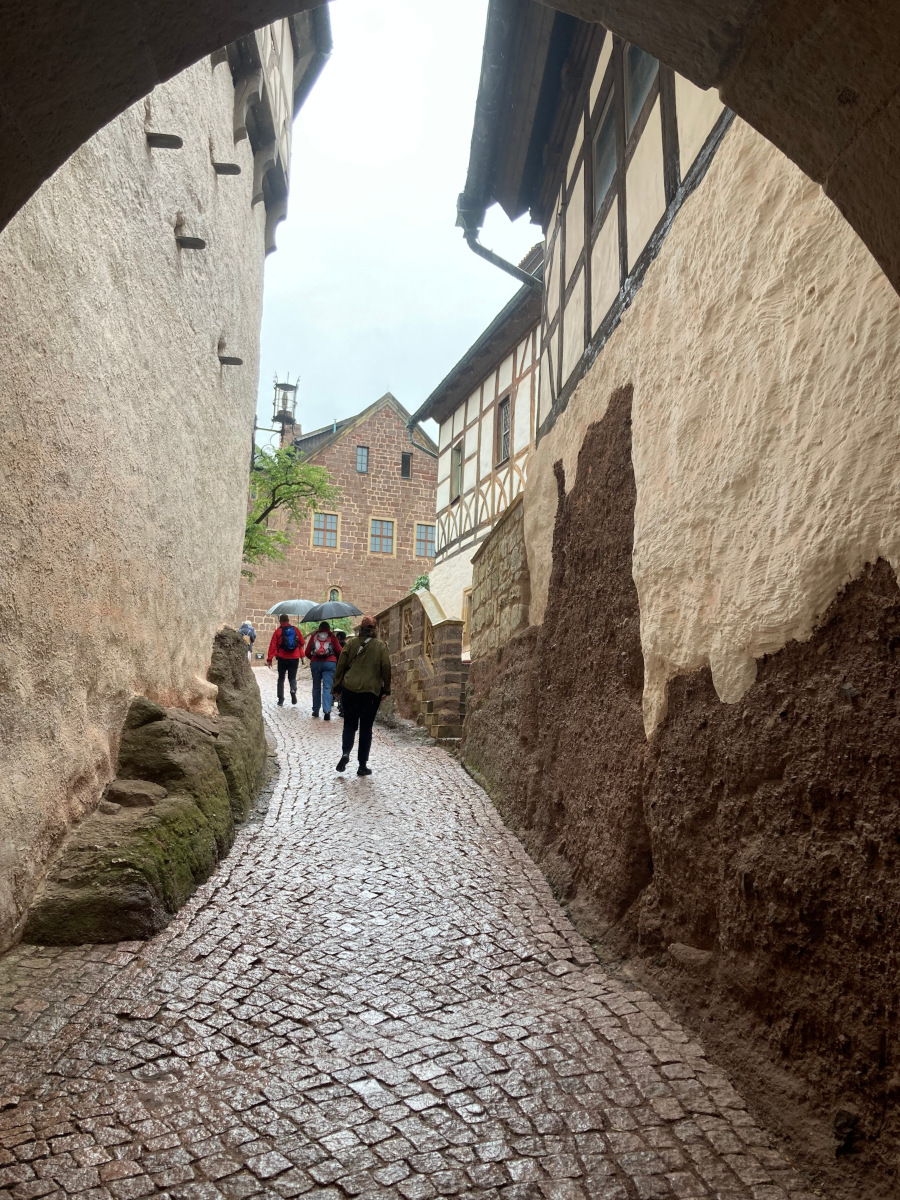 Auf dem Weg in die Wartburg