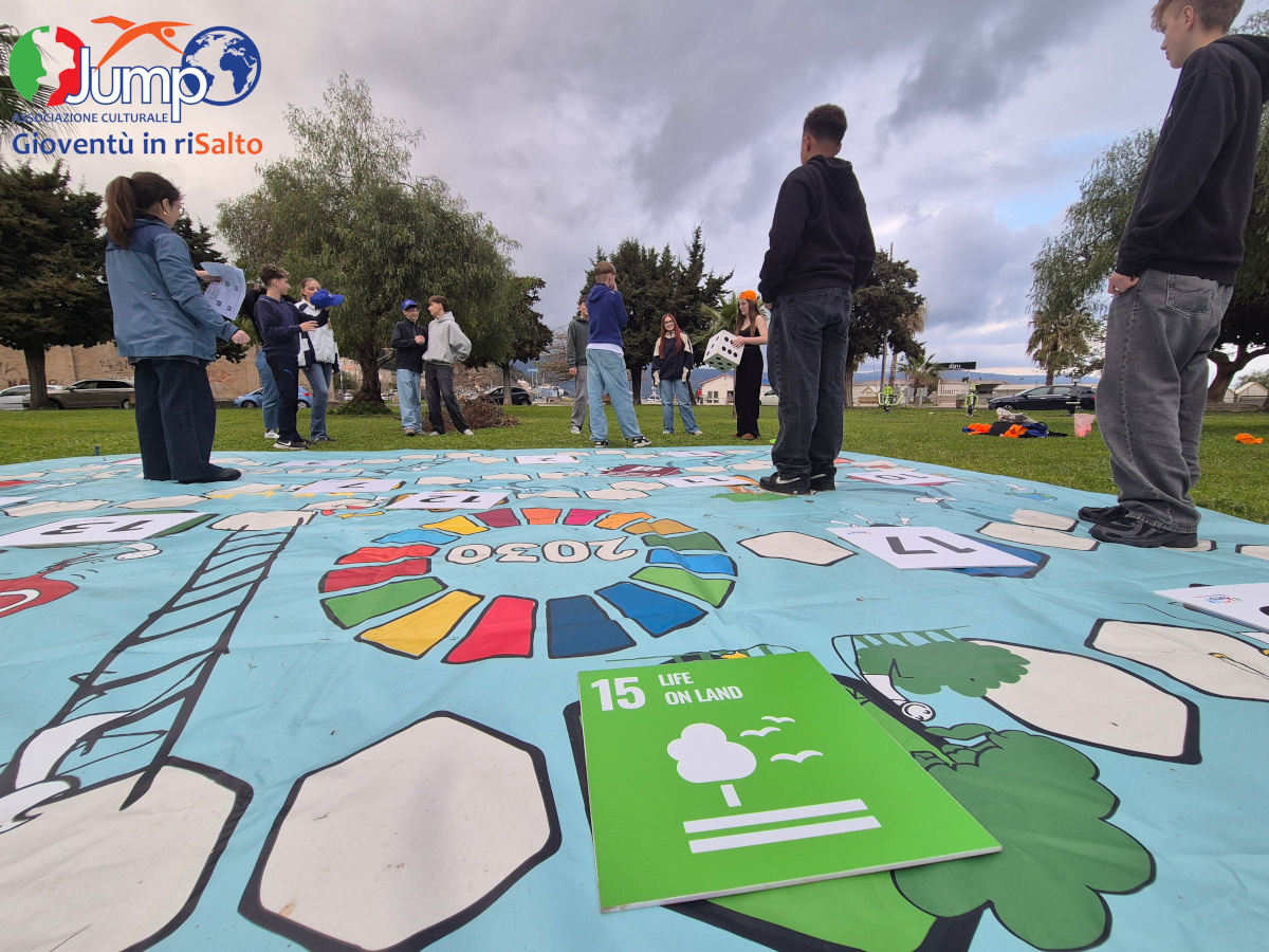 Outdoor-Spiel zu den Nachhaltigkeitszielen der Vereinten Nationen