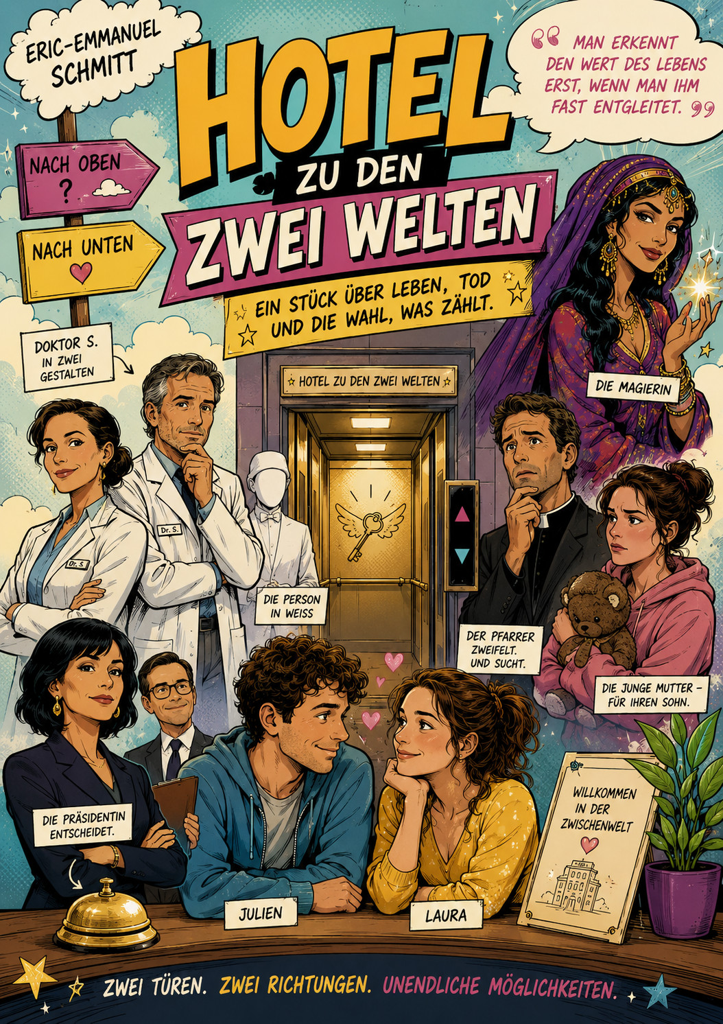 Das Plakat zum Theaterstück