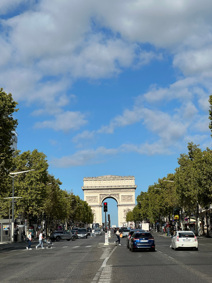 Auf den Champs Élysées