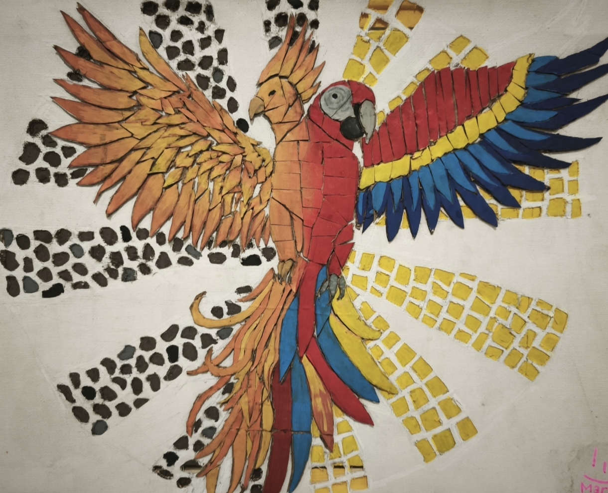 Ein sprechender Phönix aus dem Dschungel