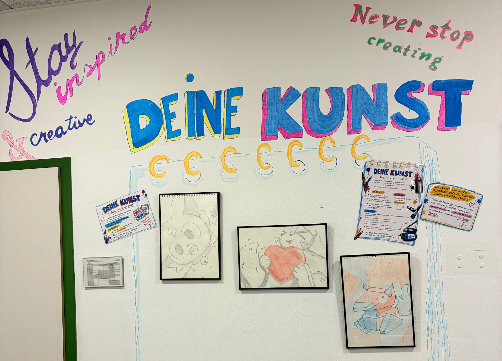 Richards Werke in der Galerie