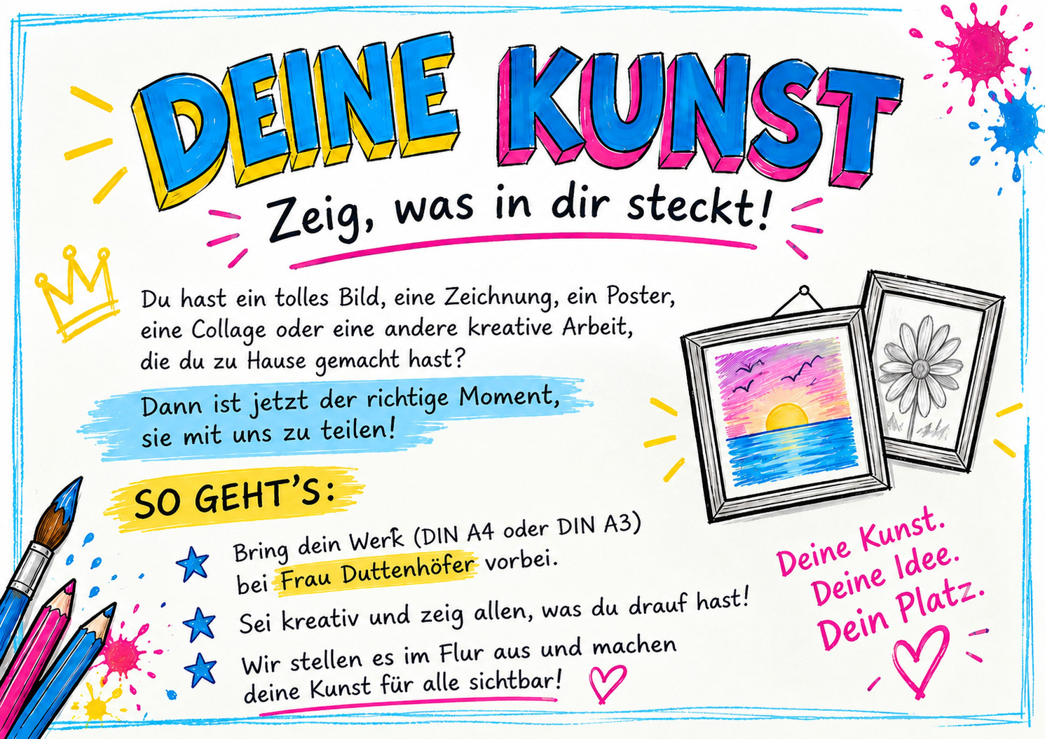 Du willst auch ausstellen? So geht's